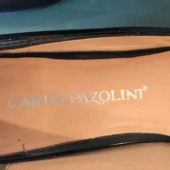 Carlo Pazolini black pumps with gold heel - Picture 2 of 8